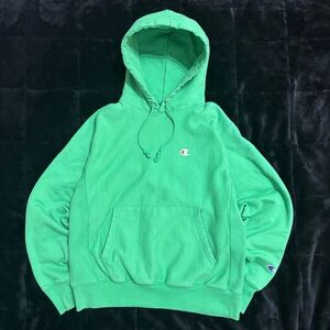 Champion green hoodie Size Medium Vintage Tag